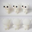Picture of Little Cute PVC Flocking Animal Bear Dolls Creative Gift Kids Toy, Size: 5.5*3.8*6.3cm (White)