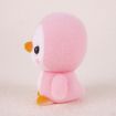 Picture of Little Cute PVC Flocking Animal Penguin Dolls Birthday Gift Kids Toy, Size: 4*4*5.5cm (Pink)