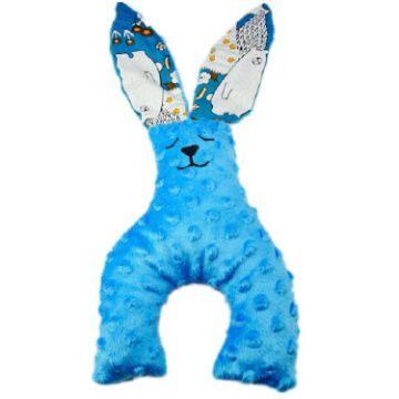 Picture of Cute Rabbit Plush Toy Baby Sleep Comfort Toy Children Gift (Turkish Blue)