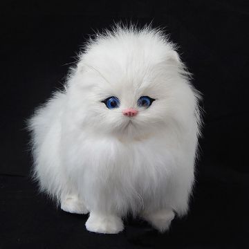 Picture of Simulation Animal Model Simulation Plush Cat Toy Will Be Called Cat (Pure White)