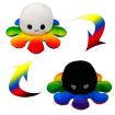 Picture of Flipped Octopus Doll Double-Sided Flipping Doll Plush Toy (White Color + Black Color)