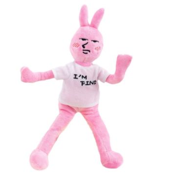 Picture of Rabbit Plush Toys Movable Dolls Cute Quirky Dolls (Pink)
