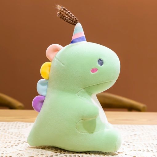 Picture of 30cm Candy Dinosaur Plush Doll Toy Birthday Gift Pillow (Green Compression)