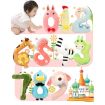 Picture of 40cm Number Plush Doll Toys Soft Pillow For Kids Children (Number 7)