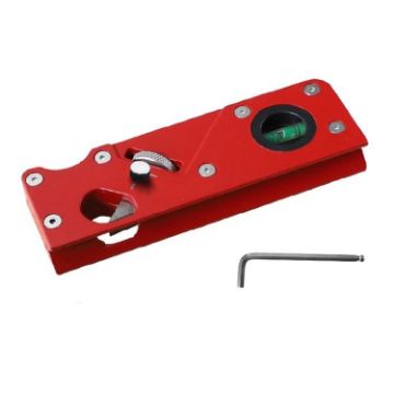 Picture of Woodworking Multi-Angle Chamfering Adjustable Depth Hand Planer, Color: Red