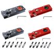 Picture of Woodworking Multi-Angle Chamfering Adjustable Depth Hand Planer, Color: Red + 6 Blades