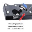 Picture of Adjustable Depth Woodworking Chamfering Planer, Specification: 45 Degree Flat Cutter Head