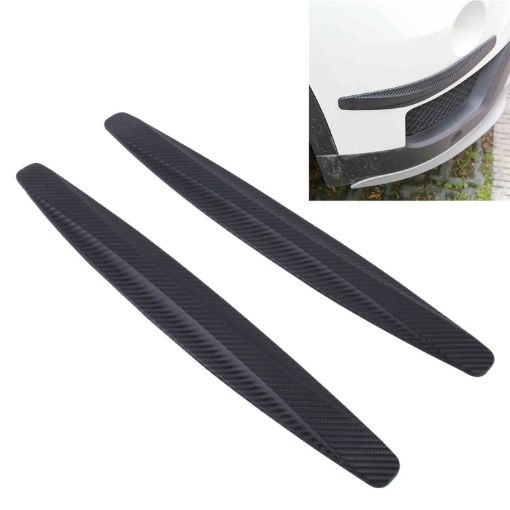 Universal Car Carbon Fiber Bumper Guard Protector - 2 PCS - 1