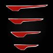 Car Door Side Guard Anti Crash Strip - 8 PCS White - 3