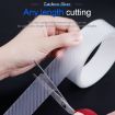 10cm x 3m Car Carbon Fiber Bumper Anti-Collision Strip - 4