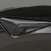 Tesla Model 3/Y/X/S Camera Side Protective Cover - Light Carbon Fiber - 8