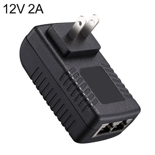12V 2A Router AP Wireless POE/LAD Power Adapter (US Plug) - 1