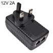 12V 2A Router AP Wireless POE/LAD Power Adapter (UK Plug) - 1