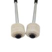 Wool Felt Stainless Steel Non-Slip Drumsticks - Kick Drum Hammers - 4