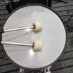 Wool Felt Stainless Steel Non-Slip Drumsticks - Kick Drum Hammers - 6