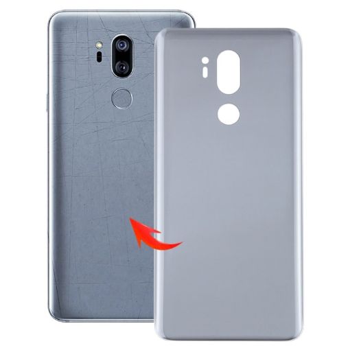 Silver Back Cover for LG G7 ThinQ - Genuine LG G7 ThinQ Back Cover - 1