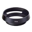 49mm Metal Vented Lens Hood for Leica - Black - 1