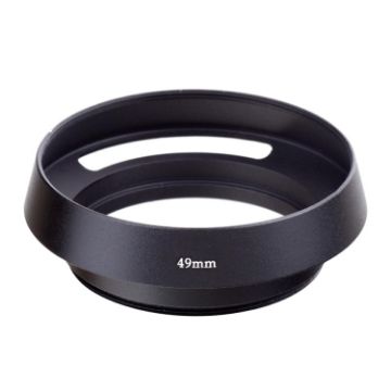 Picture of 49mm Metal Vented Lens Hood for Leica (Black)