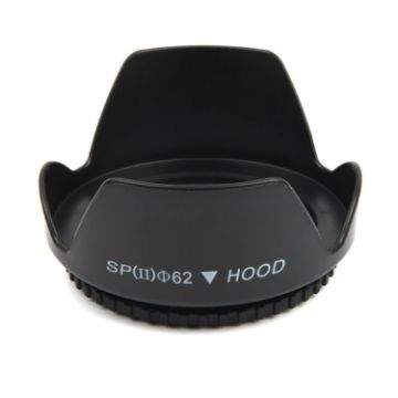 Picture of 62mm Lens Hood for Cameras (Screw Mount) (Black)