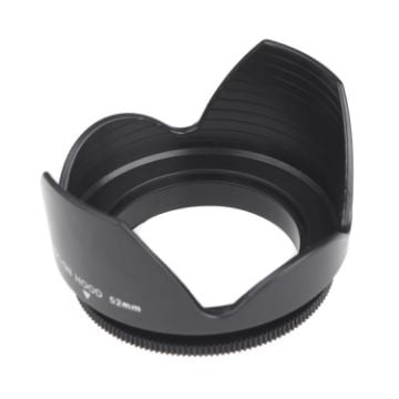 Picture of 52mm Lens Hood for Cameras (Screw Mount) (Black)