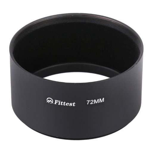 Picture of FITTEST 72mm Thread Type Straight Tube Full Metal Lens Hood Shade for Medium Telephoto Lens