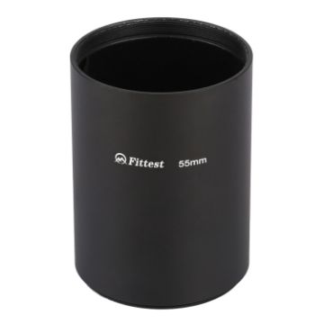 Picture of FITTEST 55mm Thread Type Straight Tube Full Metal Lens Hood Shade for Medium Telephoto Lens