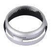 49mm Metal Vented Lens Hood for Fujifilm X100 Silver - 3