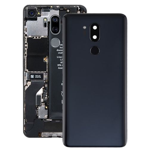 Battery Back Cover with Camera Lens & Fingerprint Sensor for LG G7 ThinQ (Black) - 1