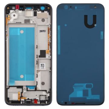 LG K40/K12+ Front Housing LCD Frame Bezel Plate - Black - 1