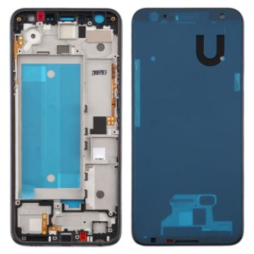 LG K40/K12+ Front Housing LCD Frame Bezel Plate - Black - 1