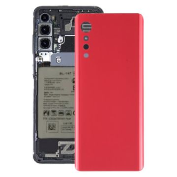 Red Battery Back Cover for LG Velvet 5G LM-G900N LM-G900EM - 1