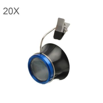 Picture of 20X Clip On Eyeglass Magnifier Watch Repair Tool Loupes Magnifying Lens