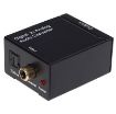 Digital Optical Coax to Analog RCA Audio Converter - Black - 1