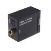 Digital Optical Coax to Analog RCA Audio Converter - Black - 5