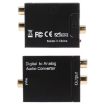 Digital Optical Coax to Analog RCA Audio Converter - Black - 6