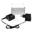 Digital Optical Coax to Analog RCA Audio Converter - Black - 7