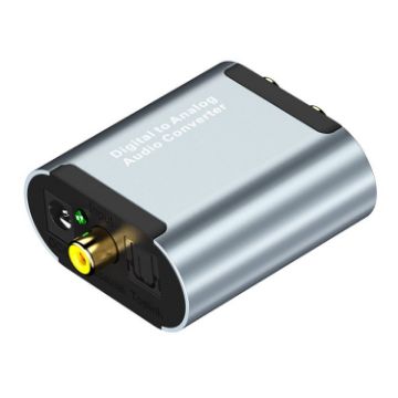 HW-25DA R/L Digital To Analog Audio Converter 3.5mm Jack SPDIF Decoder - 1
