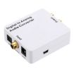 Digital to Analog Audio Converter/Mini Audio Decoder White - 1