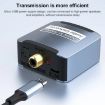 Digital to Analog Coaxial Audio Converter + USB & Optical Fiber Cable - 7