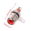 10pcs Small RCA Soldered Lotus Master AV Socket Audio Connector (Red) - 2