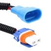 Picture of 2 PCS 9005 Car HID Xenon Headlight Male to Female Conversion Cable with Ceramic Adapter Socket