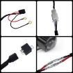 Picture of Offroad Driving 300W Light Bar Wiring Harness with Fuse DC 14V 40 Amp Relay ON/OFF Switch