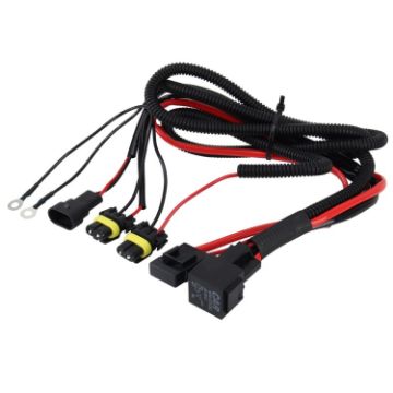 Picture of DC 12V 40A 9006 Bulb Strengthen Line Group HID Xenon Controller Cable Relay Wiring