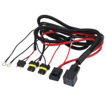 Picture of DC 12V 40A H7 Bulb Strengthen Line Group HID Xenon Controller Cable Relay Wiring