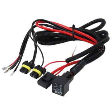 Picture of DC 12V 40A H3 Bulb Strengthen Line Group HID Xenon Controller Cable Relay Wiring