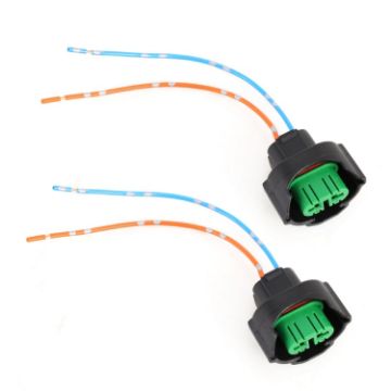 Picture of 2 PCS Car H8/H11 Bulb Holder Base Female Socket with Wire