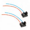 2 PCS Car H7 Elbow Bulb Holder Base Female Socket with Wire - 1