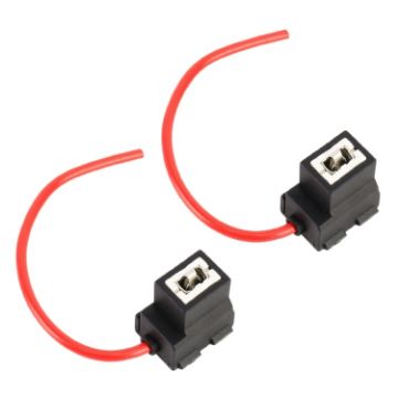 2 PCS Car H1/H3 Bulb Holder Base Female Socket with Wire - Buy Now - 1