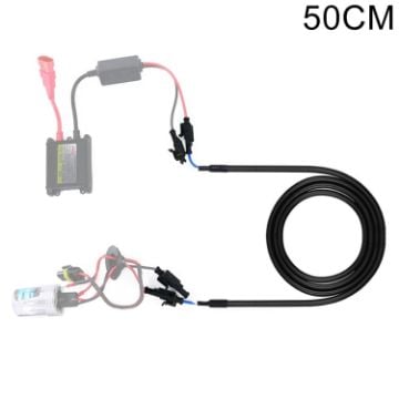 Picture of 50cm Car HID Xenon Ballast High Voltage Extension Cable Harness