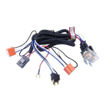 Picture of 12V 2-lamp Car Headlight Modification Wiring Harness Brightener Cable
